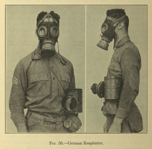 Image from Chemical Warfare by Amos A. Fries & Clarence J. West, 1921