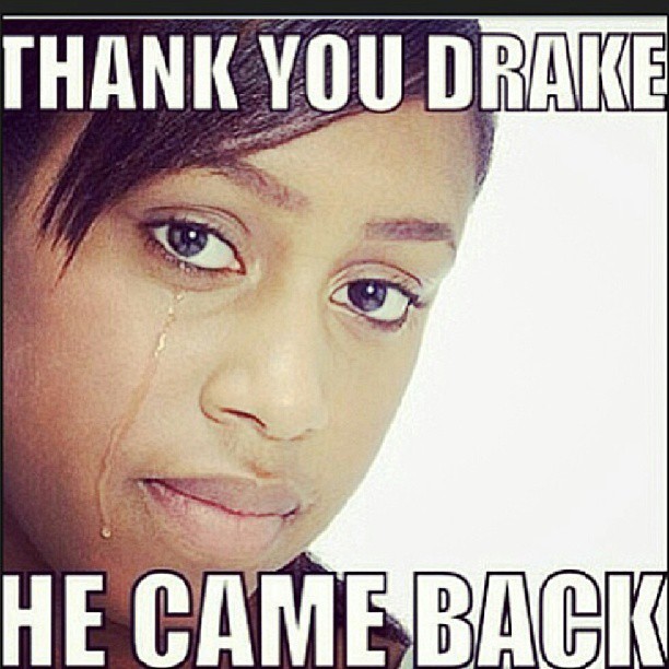 ohyouknow86:  Had to #repost lol!! To all the broken-hearted ladies out there…Drake