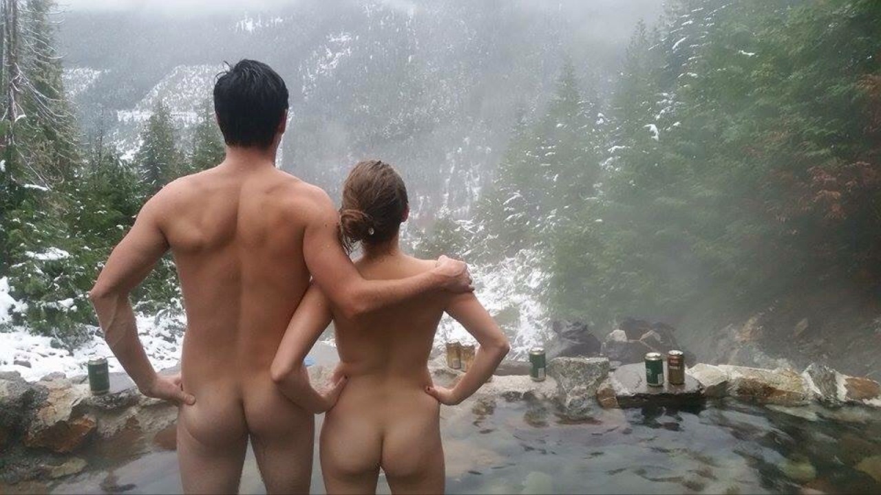 vagina-shorts:  Wearing clothes in a hot spring is unnatural