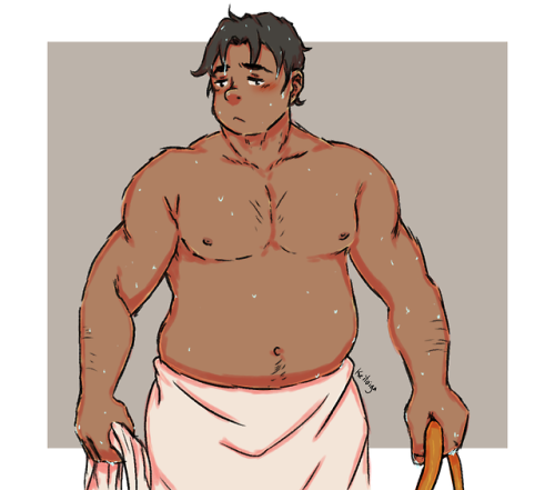 i was looking for more hunk art and then i realized i can DRAW the hunk art