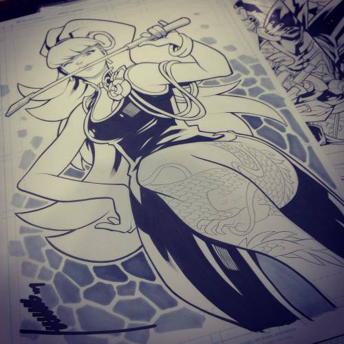 edwinhuang:  Here’s a mini art dump of Poison. I’m a little surprised I haven’t drawn more Poison pieces. She’s a lot of fun to draw :) First piece is colored by pac23 