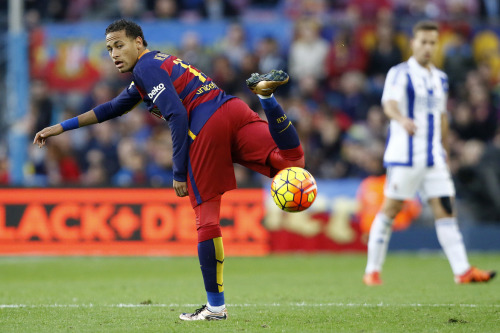 Primera Division - Barcelona 4:0 Real Sociedad (28.11.2015)Tore Barcelona: Neymar 22’ - L. Suá