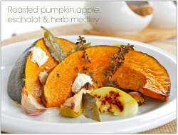 chefthisup:  Roasted Pumpkin, Eschalot and