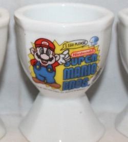 weykent: suppermariobroth: Officially licensed Super Mario Bros. egg cup. @fiztheancient irl 
