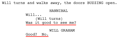 chateauofmymind:final episode script 3.06 “dolce” / 3.13 “the wrath of the lamb”