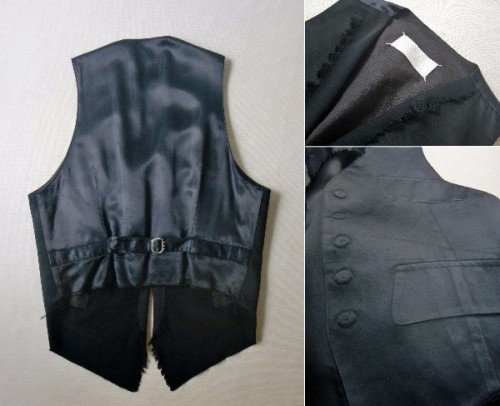 lacollectionneuse:初期 2001aw Martin Margiela IMPRINT ベスト アーティザナル waistcoat with its detail set i