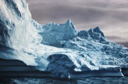 exam:  Greenland #63 by Zaria Forman