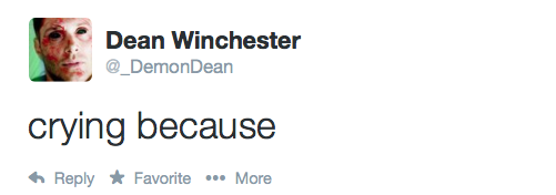 mishasminions:  DEMON!DEAN &amp; CAS GIVE IN TO COKE’S MARKETING GIMMICK 