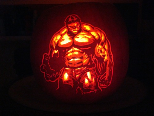 slurpees-and-allthatgoodshit:  Happy Halloween Everyone! - Lisa Superhero Pumpkins Part 1 