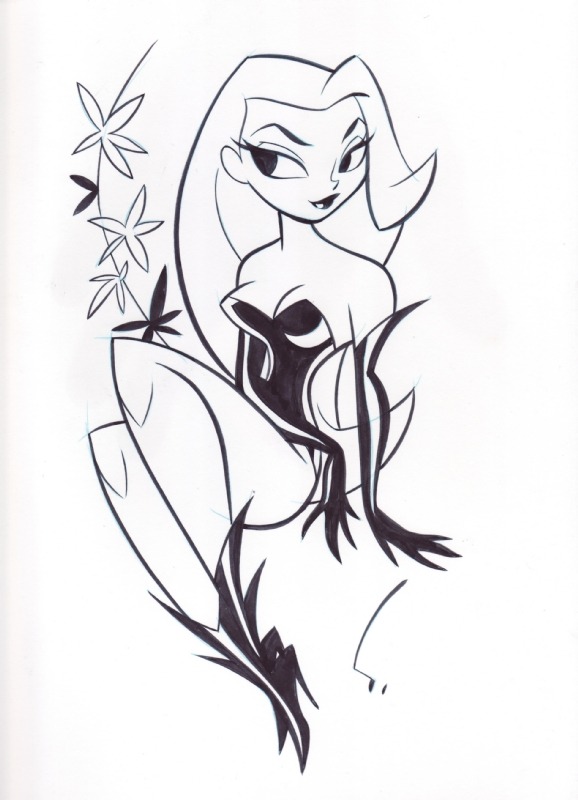 littlebunnysunshine:
“Shane Glines, Poison Ivy
this guy has such a fantastic economy of line, i’m always so impressed and envious!
”