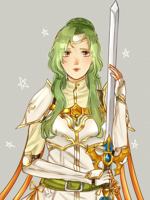 aka-ai:Drew a quick Elincia ! Hoping it’ll be a good luck charm in getting her. She’s so pretty ///