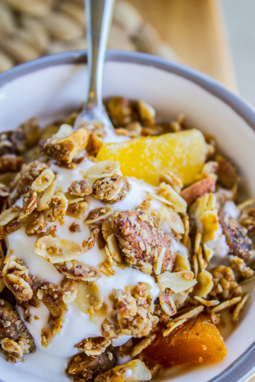 Tropical Mango Coconut Granola  All we need is food ♡