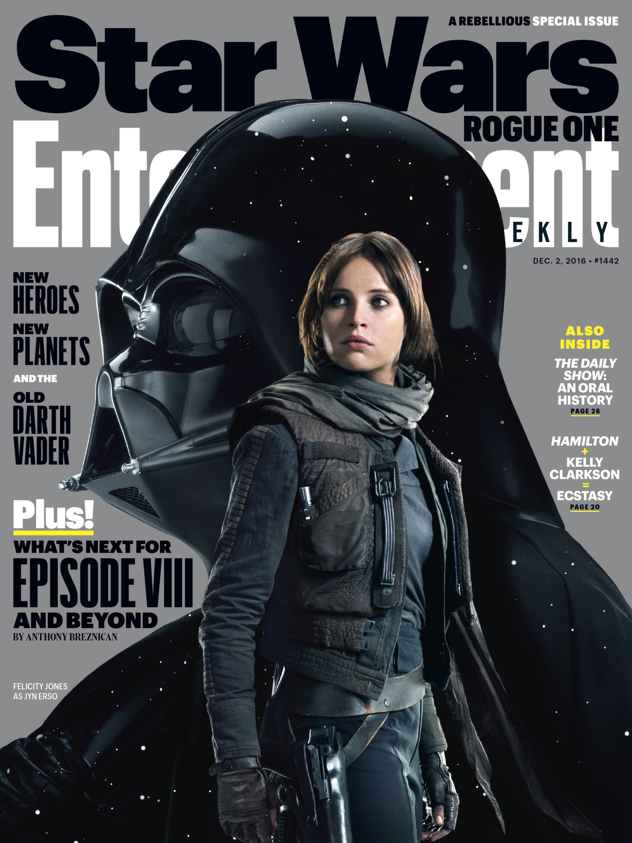 Go inside the making of Rogue One: A Star Wars Story
“Explore the music, characters and worlds of the first galactic stand alone film in our rebellious special issue and learn how Rogue One is reshaping the past – and future – of Star Wars!
”
