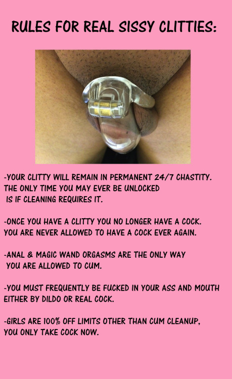 sissymaidtracy: trainingforsissies: You need to be trained Sissy i love my sissy life please never l