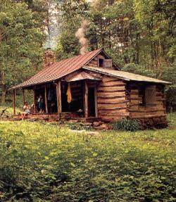 lawless-eden:  100 year old cabin in Southeastern Tennessee. 