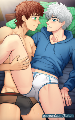 Suiton00Nsfwdrawings:  Dreamworks - Jack Frost X Hiccup #4 This Is The First Cg Set