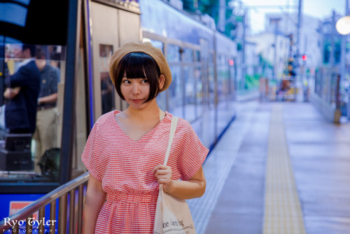 tokyophotolife: title:こなみん♥世田谷線＜三軒茶屋駅編＞(Konamin lloves Setagaya-line&lt;Sangenjaya station edition&