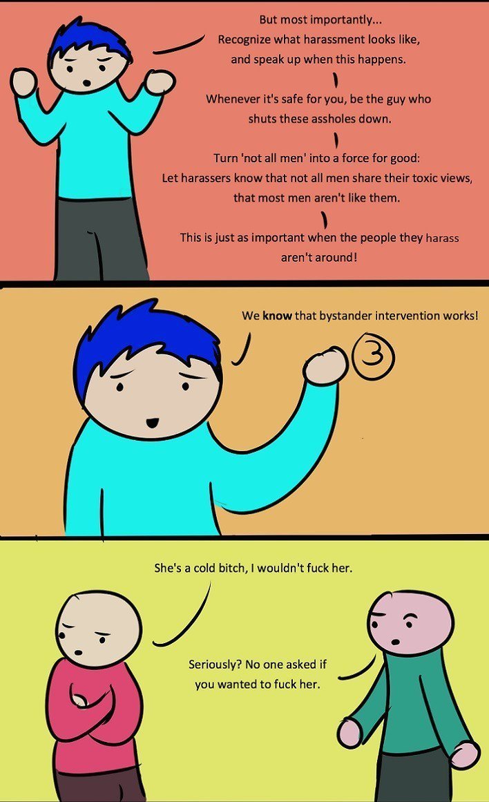 misandry-mermaid:  Next Time Someone Says Women Aren’t Victims Of Harassment, Show