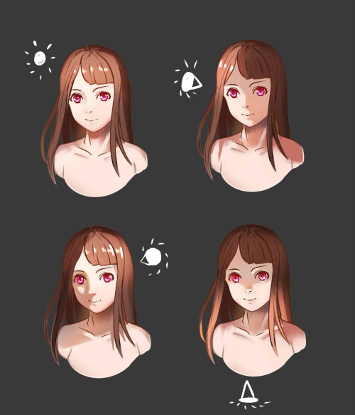 drawingden:Simple Face Lighting Reference by SYSEN