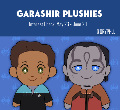 gryphll: GARASHIR PLUSHIE INTEREST CHECK!! || INFOI’m super excited to launch this projec