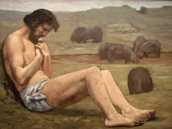 classic-art:  The Prodigal Son Pierre Puvis de Chavannes, 1872 