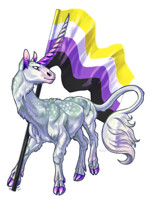 This unicorn is the sibling of the one in the gq flag illustration, so it seemed fitting to have the