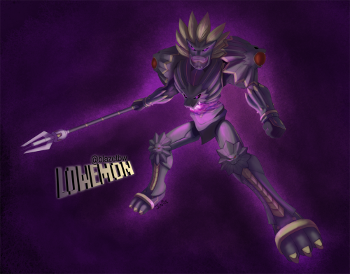 And finally Lowemon&rsquo;s complete! OTL3rd and final Digimon for priceart&rsquo;s digimon collab!T