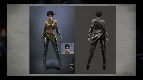 greatkunglao:  Female NPC characters concept arts from Krypt of Mortal Kombat X.