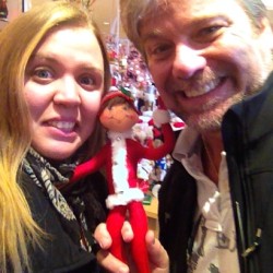 My dad and I with this creepy doll! #creepy