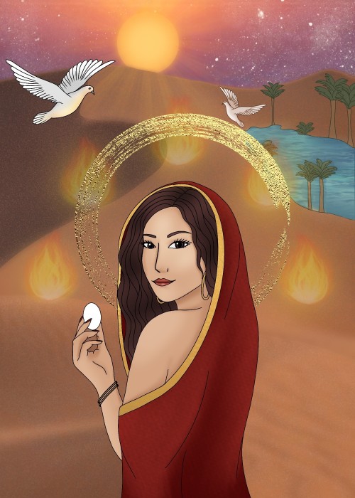 2mysticmoons:Mary Magdalene from “The Divine Wild: A Goddess Oracle”