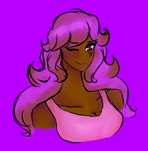 I Was Playing Around In A New Program Called FireAlpaca And I Really Like How The Hair Turned Out? Just