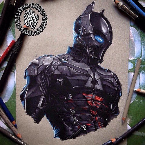 longlivethebat-universe:  The Arkham Knight by Benjamin Davis 