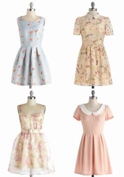 bruisedkneequeen:  cute 60’s inspired pastel