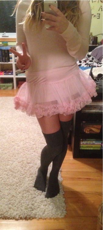 sissydonna: yampu: i bought a pink lace petticoat Where Boys Will Be Girls Sexy