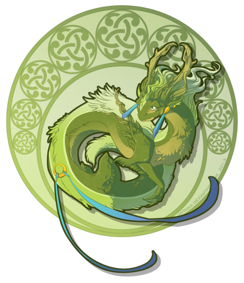 morningwinds:   Woodlands Dragon by Mythka    