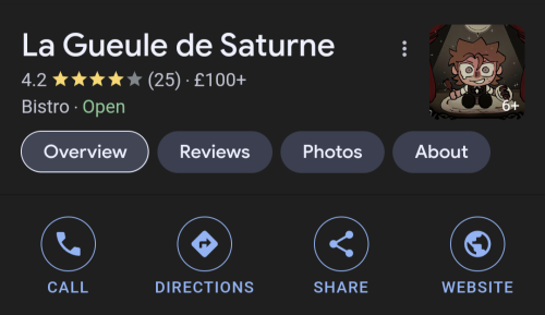 I Just Thought You All Should Know If You Look Up La Gueule De Saturn You Actually Get A Page For It
