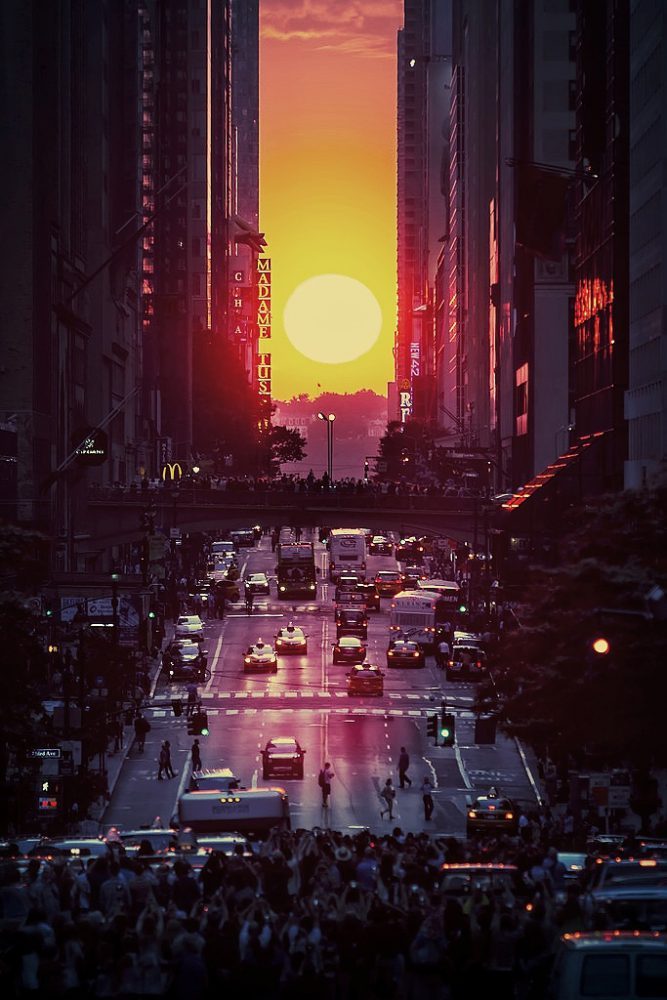maureen2musings: Manhattanhenge  Nan Zhong 