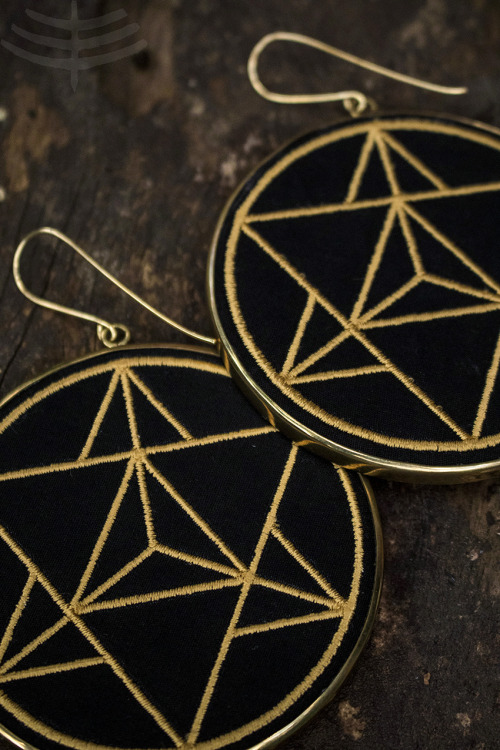 Earring By Manaka Collection :. Merkaba Manakee OrbitsThe Merkaba symbol has its roots in ancient sc