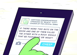 Nubs-Mgee:  I Like How In Her Profile She Put She Was The Leader Of The Crystal Gems