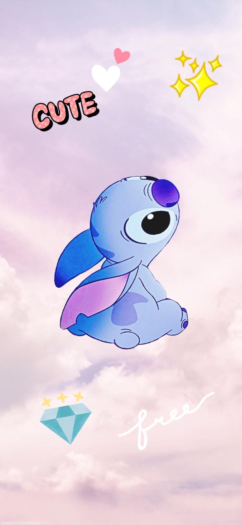 Aesthetic Stitch Cartoon Wallpapers  Wallpaper Cave