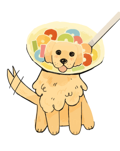 rosarrie:cereal dog