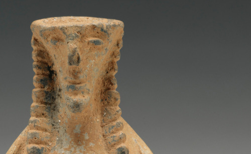 thegetty:It’s only 3 inches tall and over 2,700 years old. Meant to hold perfumed oil, this vase mol