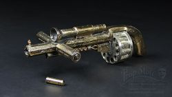 steampunktendencies:  Constantine - John Constantine’s (Keanu Reeves) Holy Shotgun and Bullet  PropStore 