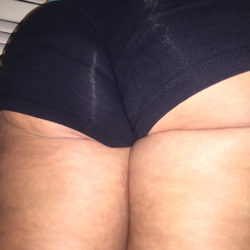 elpizos:  A gift … 😍😍😍     He thought I might enjoy gracing Tumblr in these yoga shorts!      He’s trying to get me to wear these short shorts outside!!!…. I’m scurred!      Tumblr folks, Are they TOO SHORT??? Should I be brave and wear