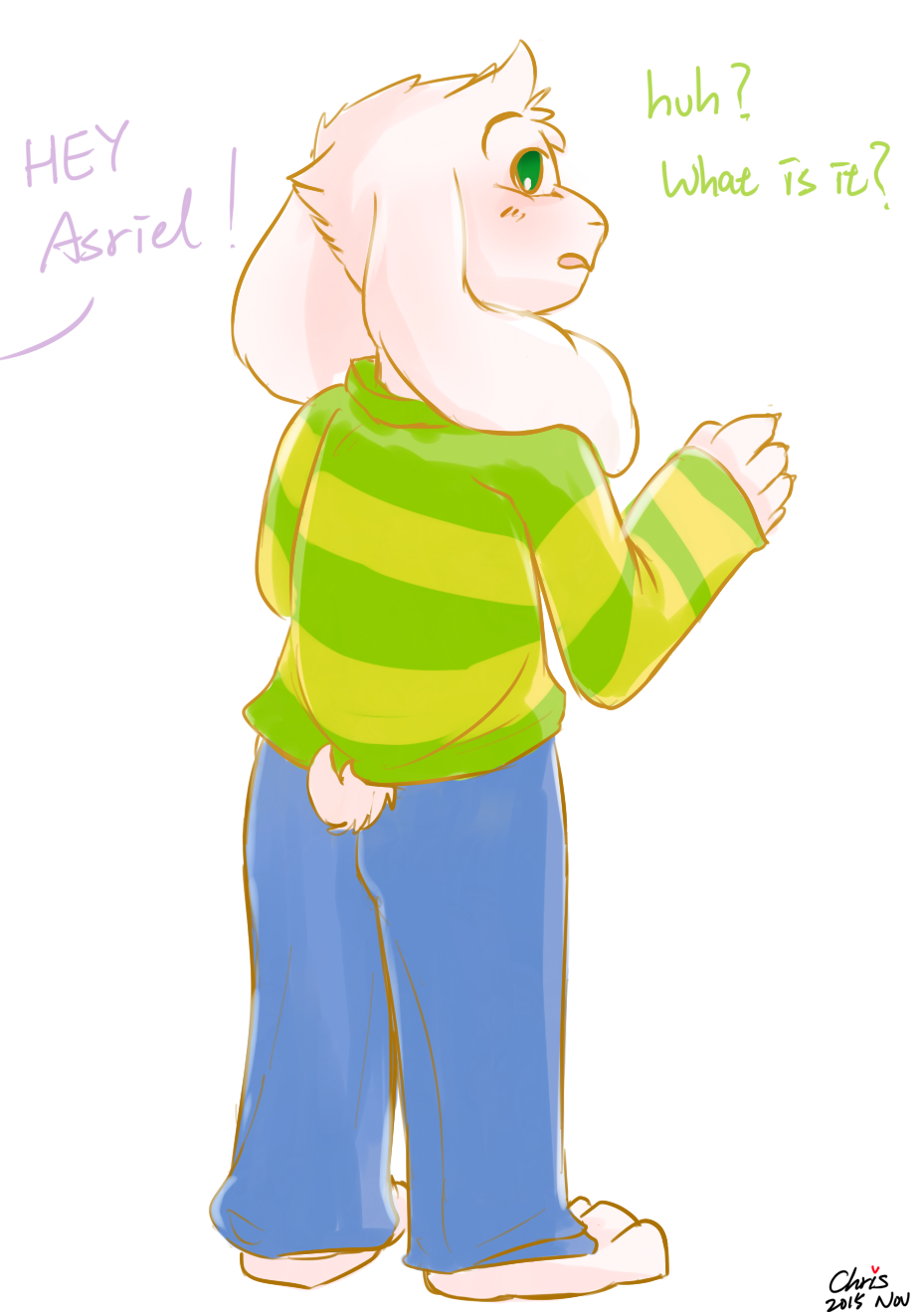 chrisnpics:  This is a little thing I’ve working on, just a scene after this two