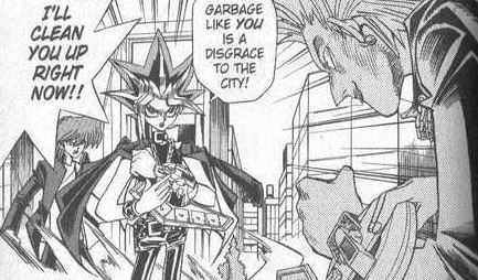 geekforlife25: quotable-ishtar: And here we have a very dedicated to his job, Garbage collector Yami