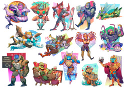 herzspalter:  larrydraws: Beast Wars sticker