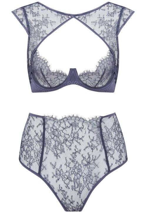 Coco de Mer | Arabela • Chantilly lace + silk set | Spring Summer 2022