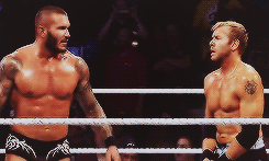 theprincethrone-deactivated2016:  Aw,man ;__;   Gotta love when two great wrestlers