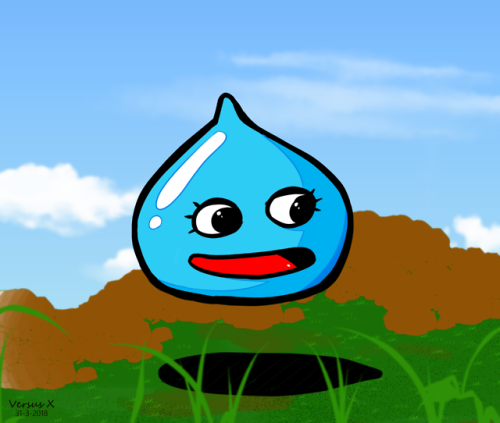 Porn photo   SlimeSlime from Dragon Quest series.Finished